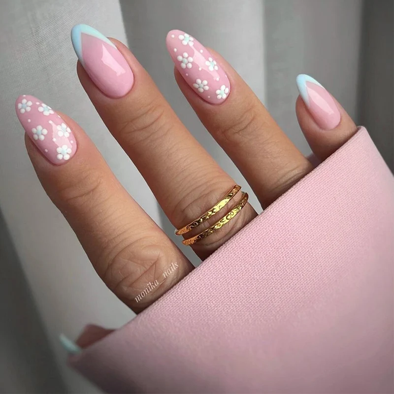 Glamorous Glittery Stiletto Press-On Nails Stornfield