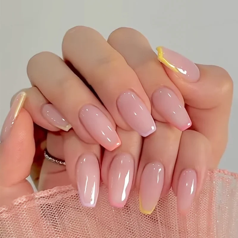 Glamorous Glittery Stiletto Press-On Nails Stornfield