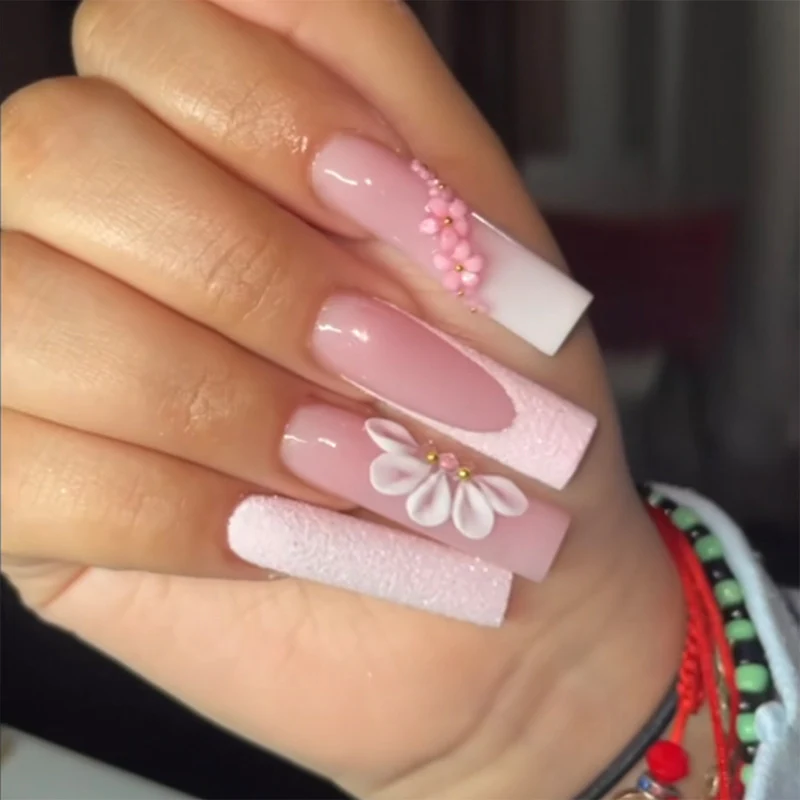 Glamorous Glittery Stiletto Press-On Nails Stornfield