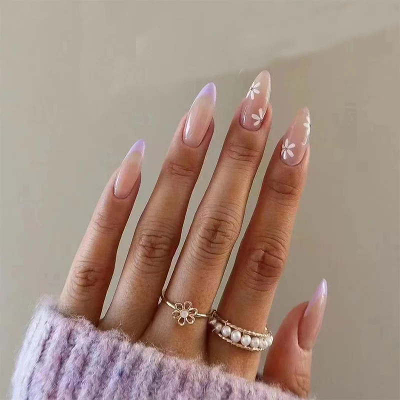 Glamorous Glittery Stiletto Press-On Nails Stornfield