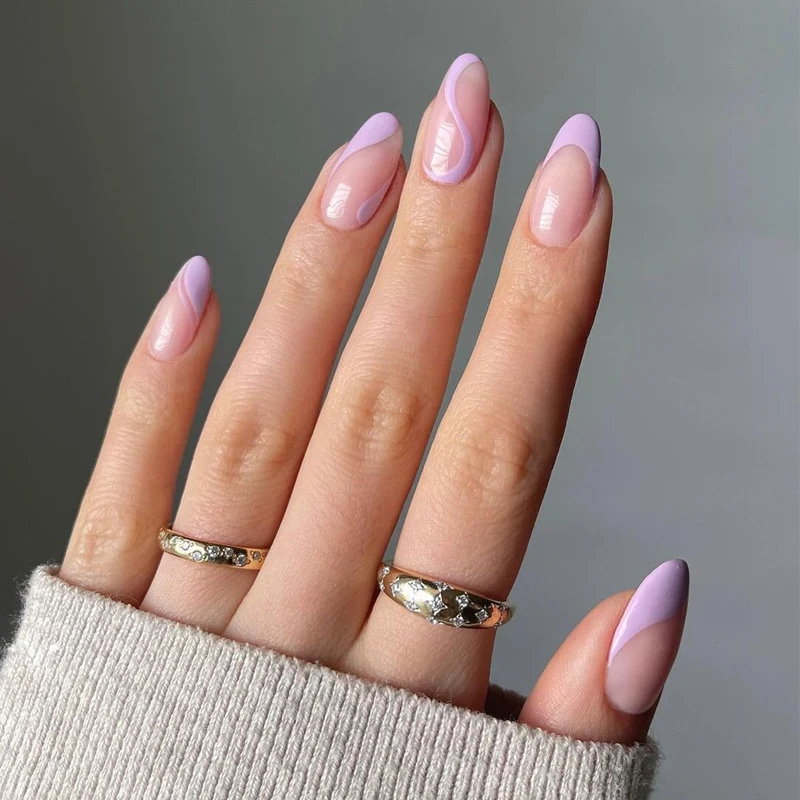 Glamorous Glittery Stiletto Press-On Nails Stornfield