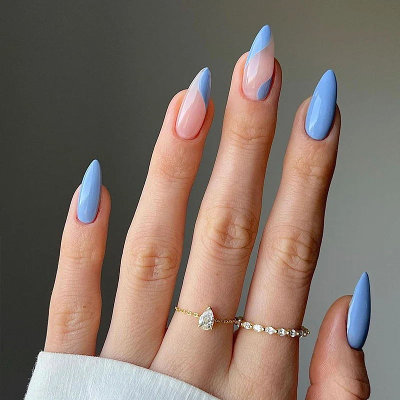 Glamorous Glittery Stiletto Press-On Nails Stornfield