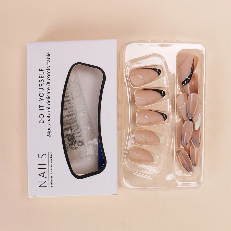 Glamorous Glittery Stiletto Press-On Nails Stornfield