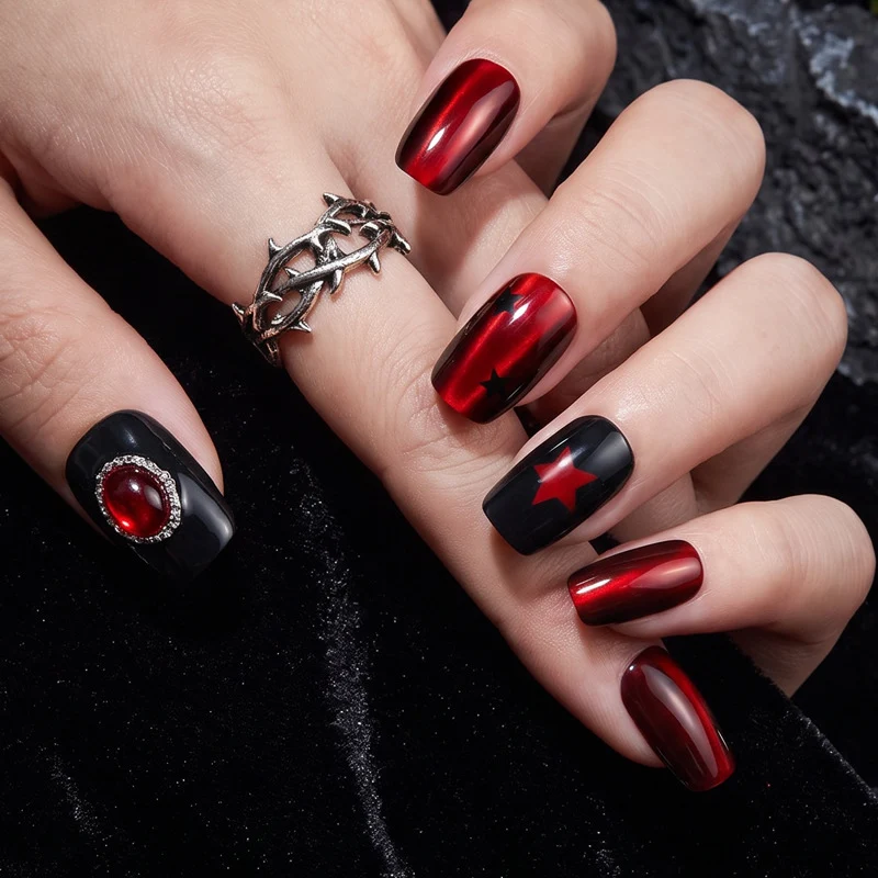 Glamorous Designer Press-On Nails Stornfield