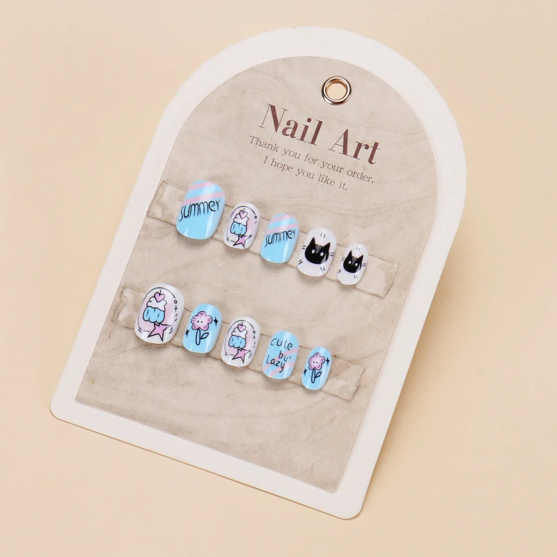 Fun-Themed Cartoon Press-On Nail Set Stornfield
