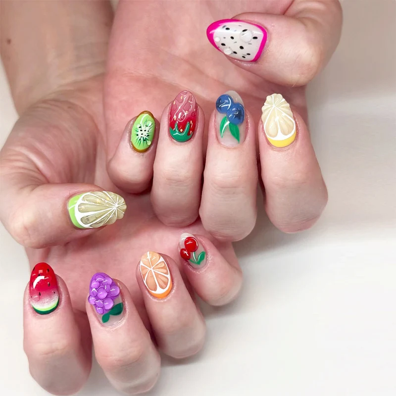 Fruit-Themed Nail Art Set Stornfield