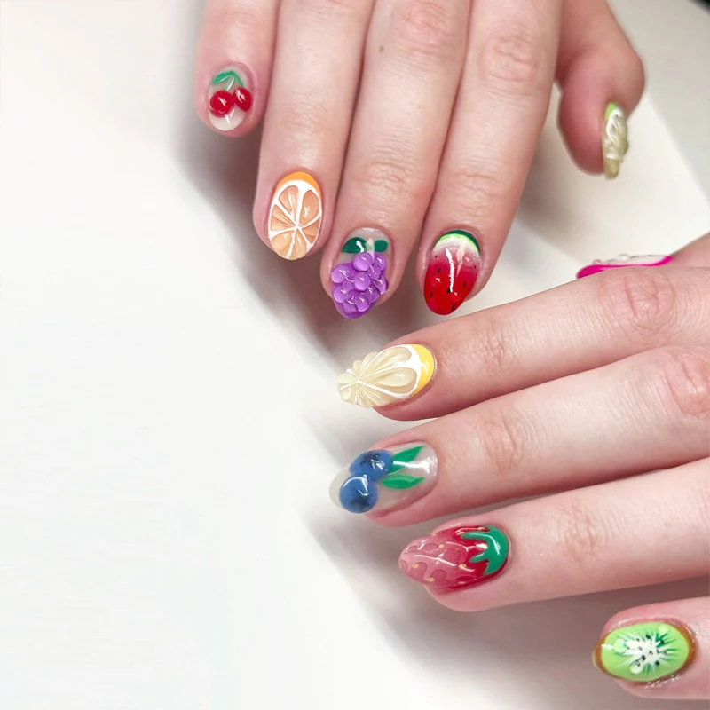 Fruit-Themed Nail Art Set Stornfield