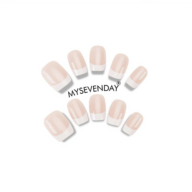 French Tip Press-On Nails Stornfield