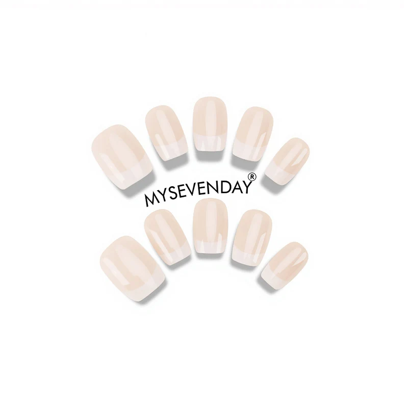 French Tip Press-On Nail Set Stornfield 1789388778