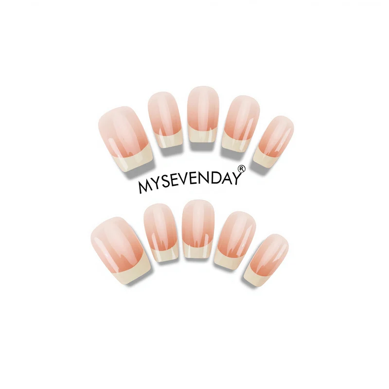 French Tip Nail Set Stornfield