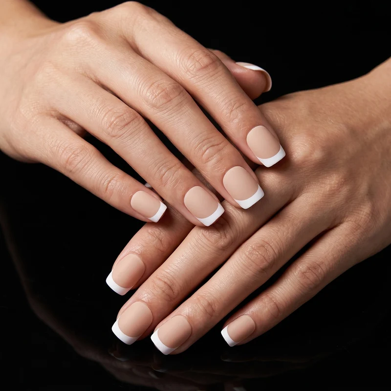 French Tip Nail Design Stornfield