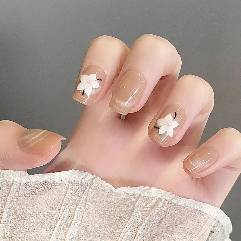 Floral Nail Art Press-On Nails Stornfield