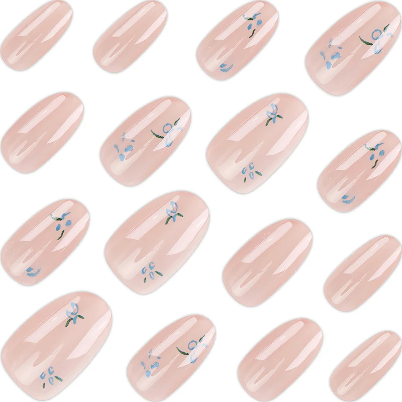 Floral Design Press On Nails Stornfield