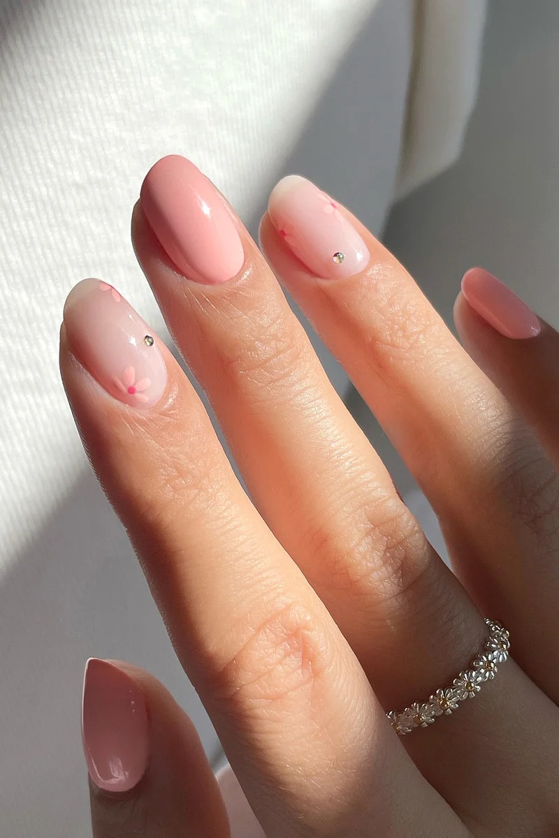 Floral Design Press-On Nails Stornfield