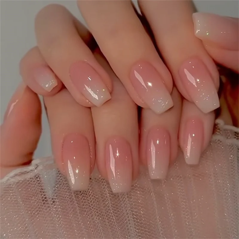 Elegant Ombre Gel Press-On Nails Stornfield