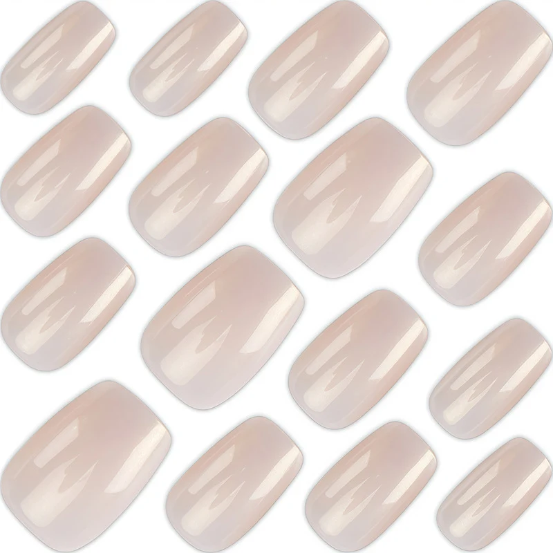 Elegant Natural Finish Press-On Nail Set Stornfield