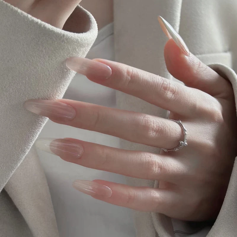 Elegant Long Almond-Shaped Press-On Nails Stornfield 1789388780