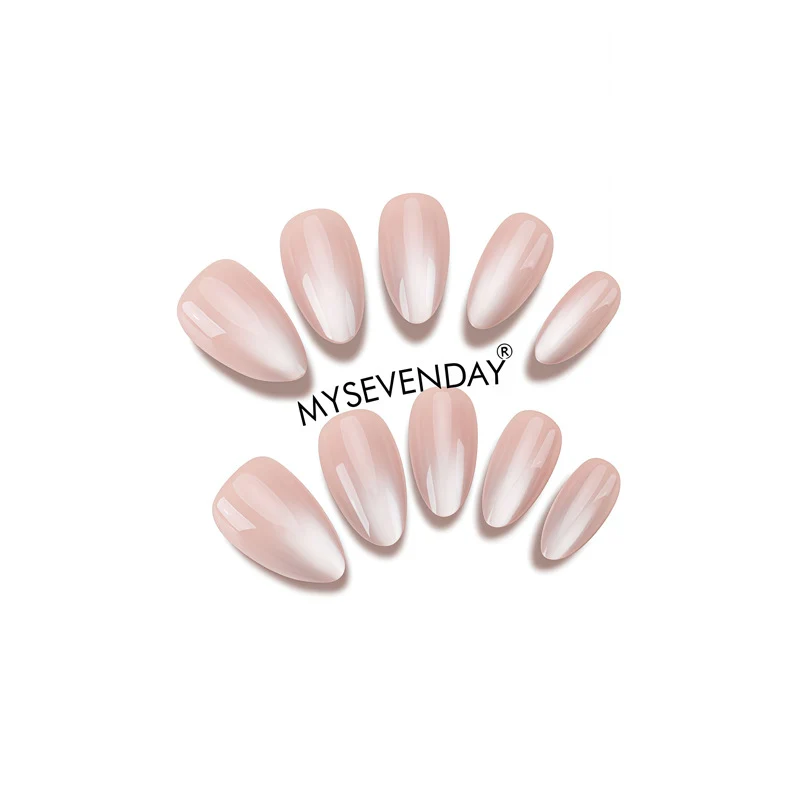 Elegant Long Almond-Shaped Press-On Nails Stornfield
