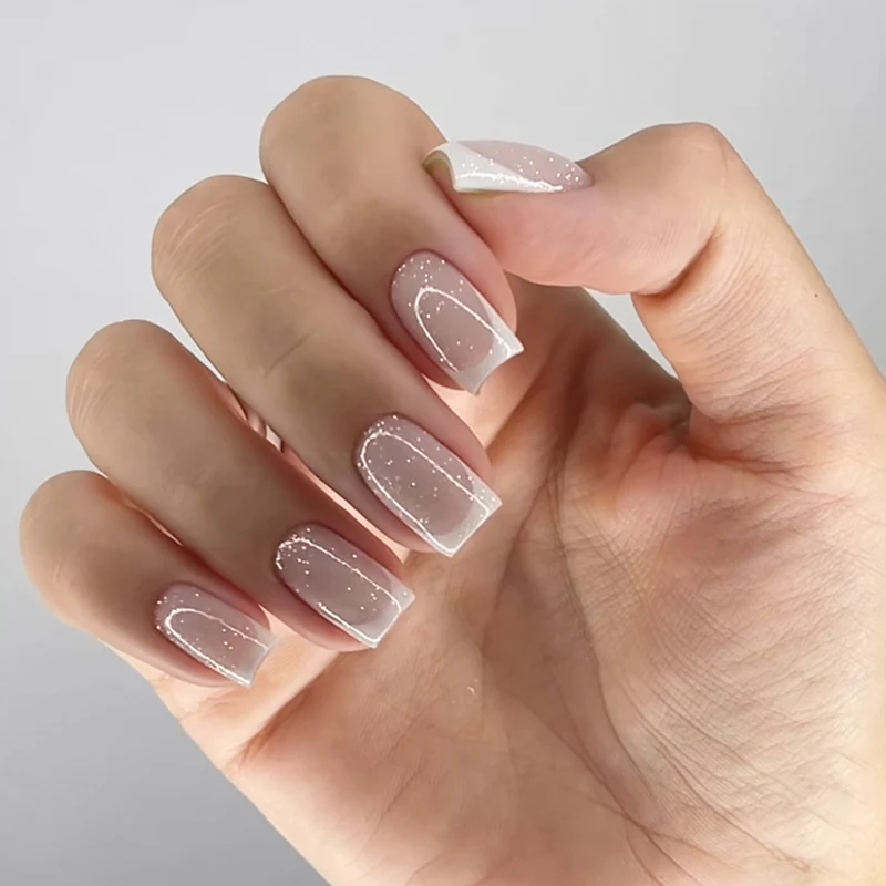 Elegant Heart-Designed Press-On Nail Tips Stornfield