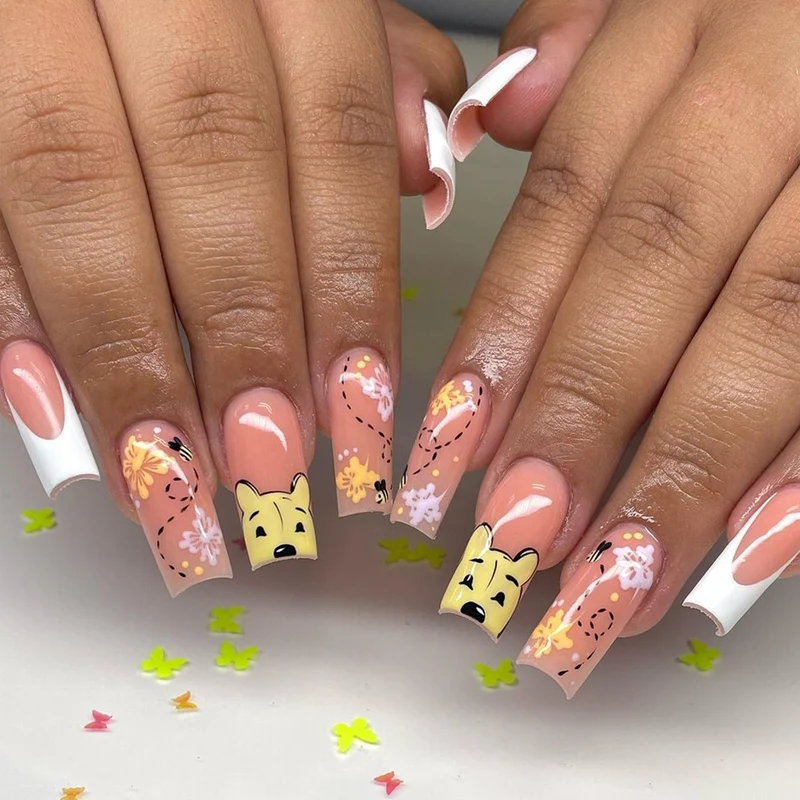 Elegant Heart-Designed Press-On Nail Tips Stornfield