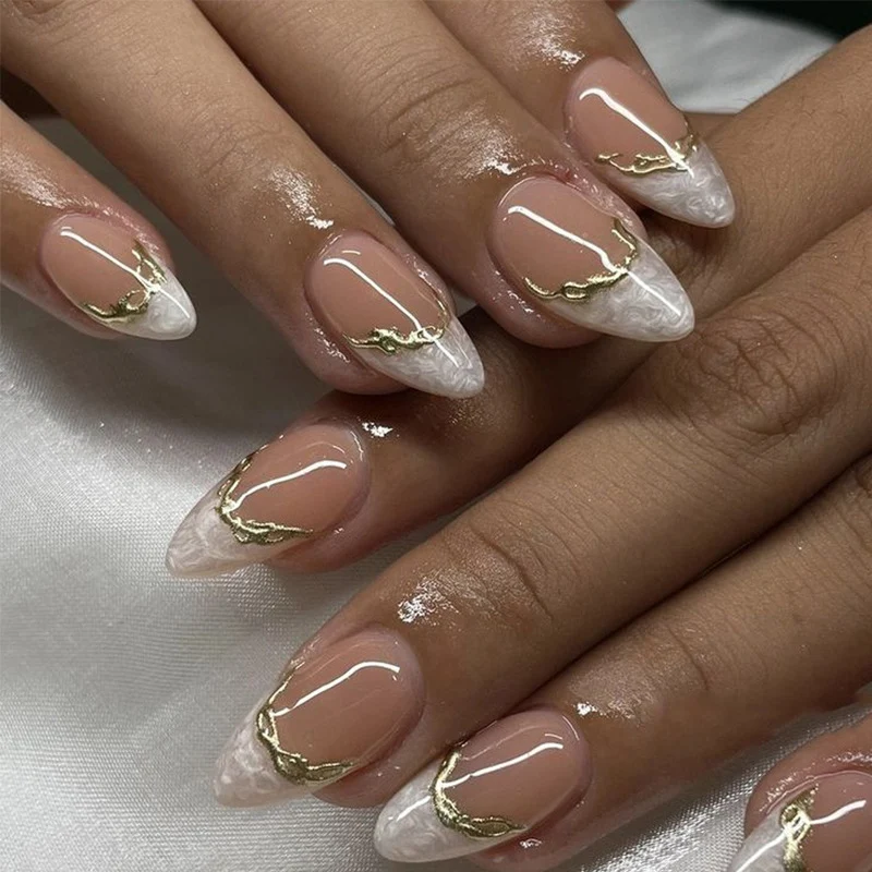 Elegant Heart-Designed Press-On Nail Tips Stornfield