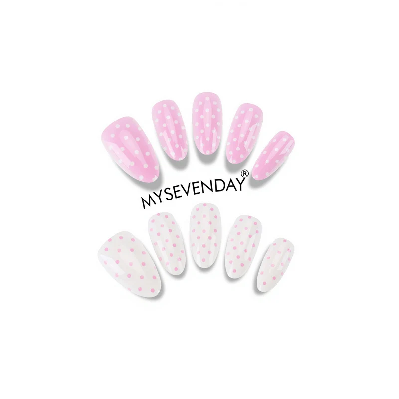 Whimsical Polka Dot Press-On Nail Set Stornfield