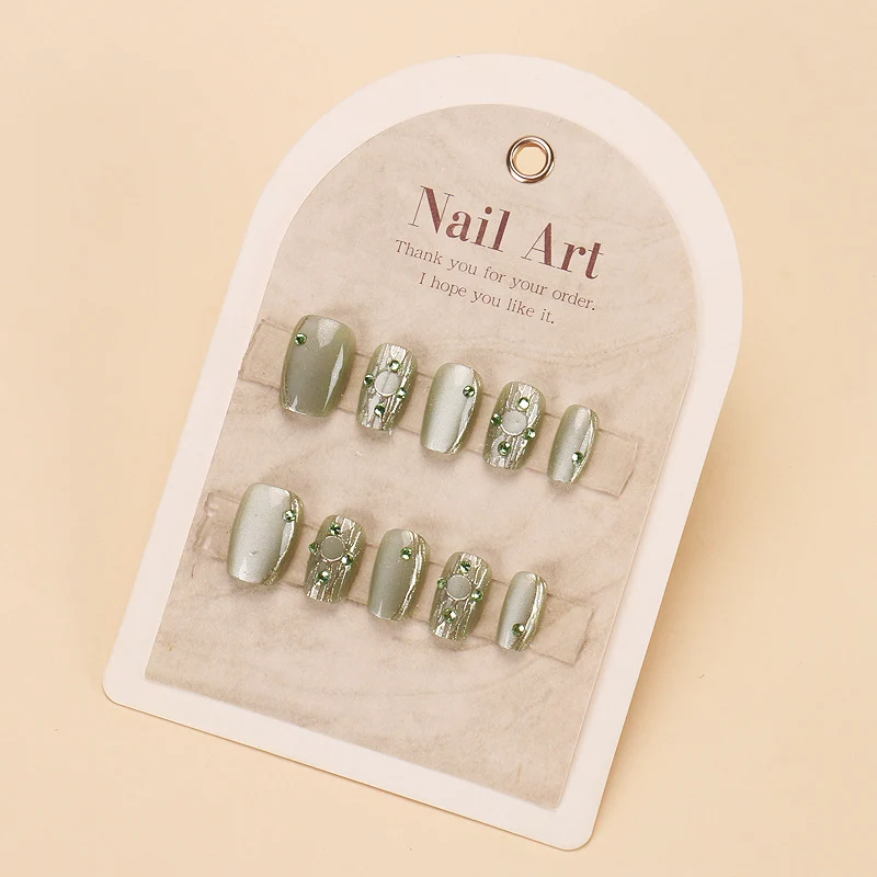 Themed Nail Art Press-On Nails with Cute Character and Bow Designs Stornfield