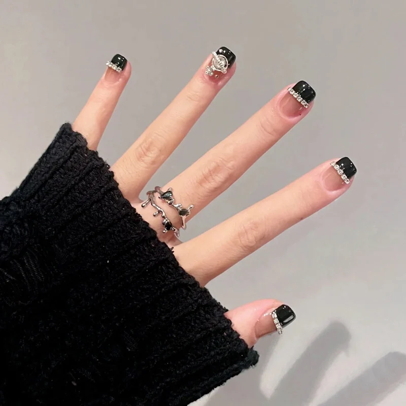 Themed Nail Art Press-On Nails with Cute Character and Bow Designs Stornfield
