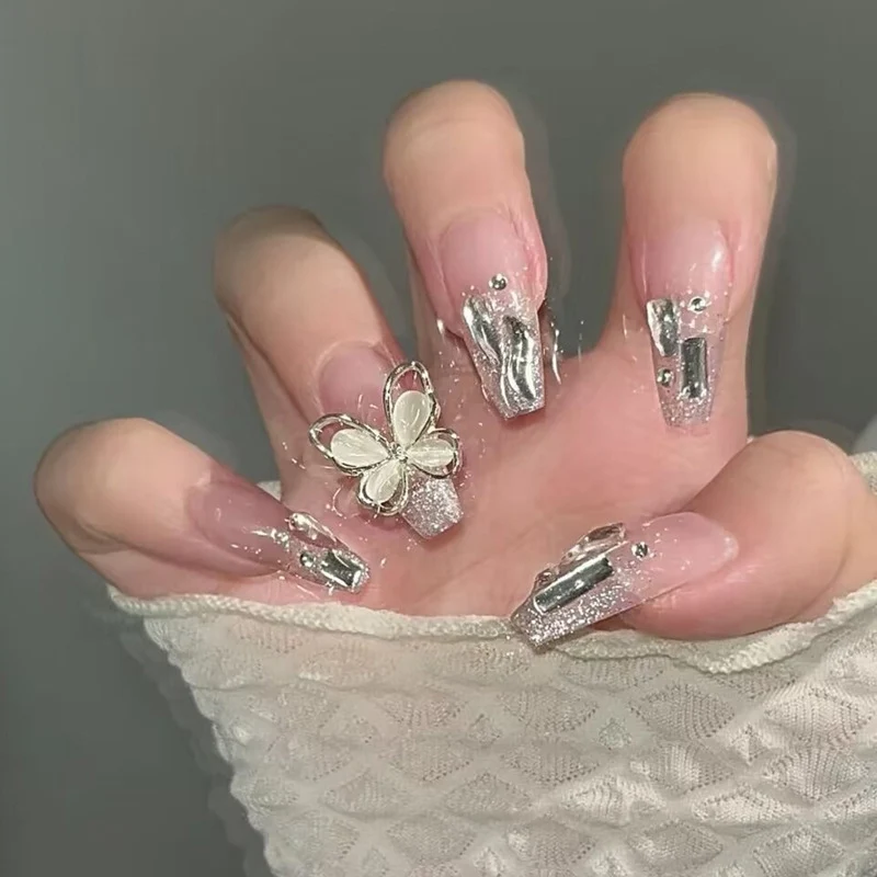 Themed Nail Art Press-On Nails with Cute Character and Bow Designs Stornfield