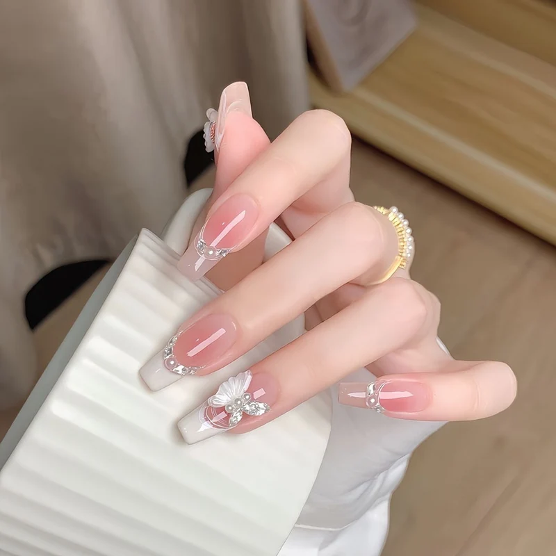Themed Nail Art Press-On Nails with Cute Character and Bow Designs Stornfield