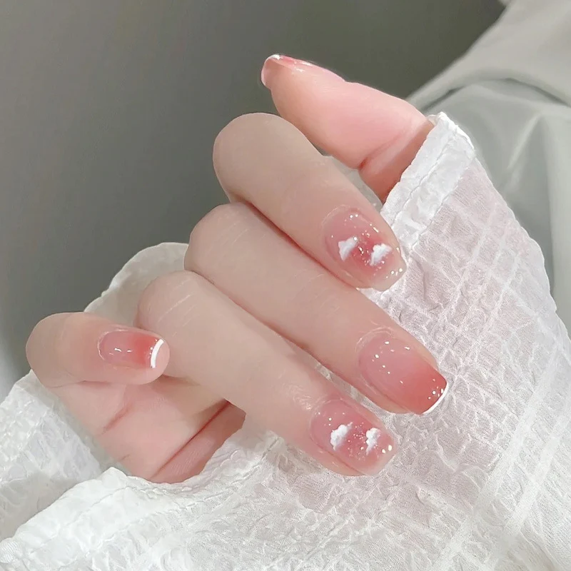 Themed Nail Art Press-On Nails with Cute Character and Bow Designs Stornfield