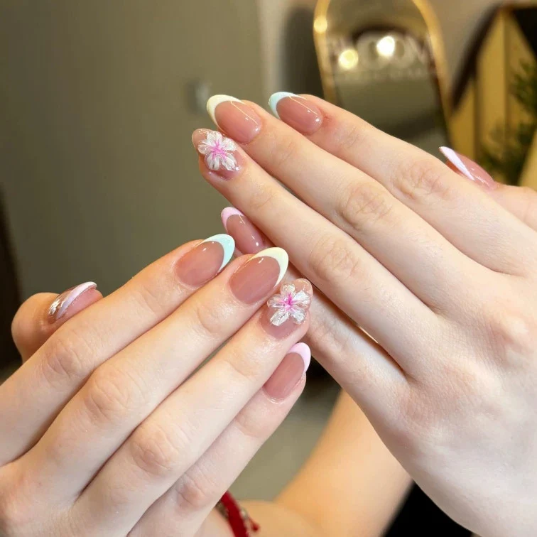 Floral Art Press-On Nails Stornfield