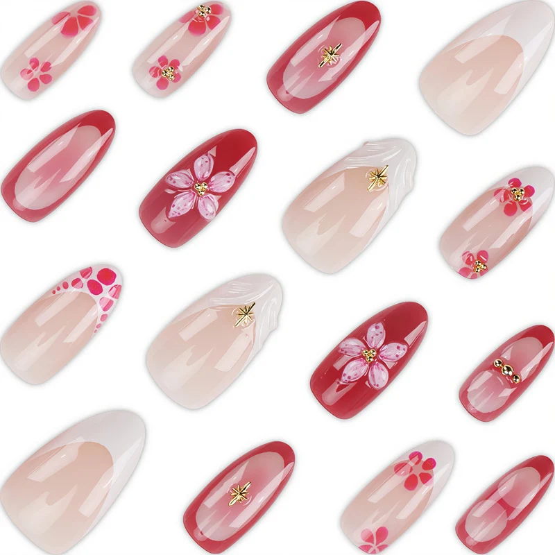 Floral Art Press-On Nail Set Stornfield