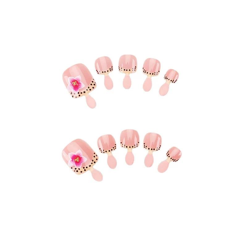 Floral Art Press-On Nail Design Stornfield