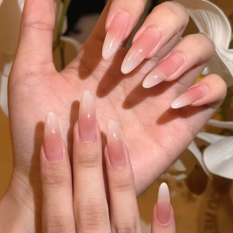 Elegant Stiletto Press-On Nails with Ombre Finish Stornfield