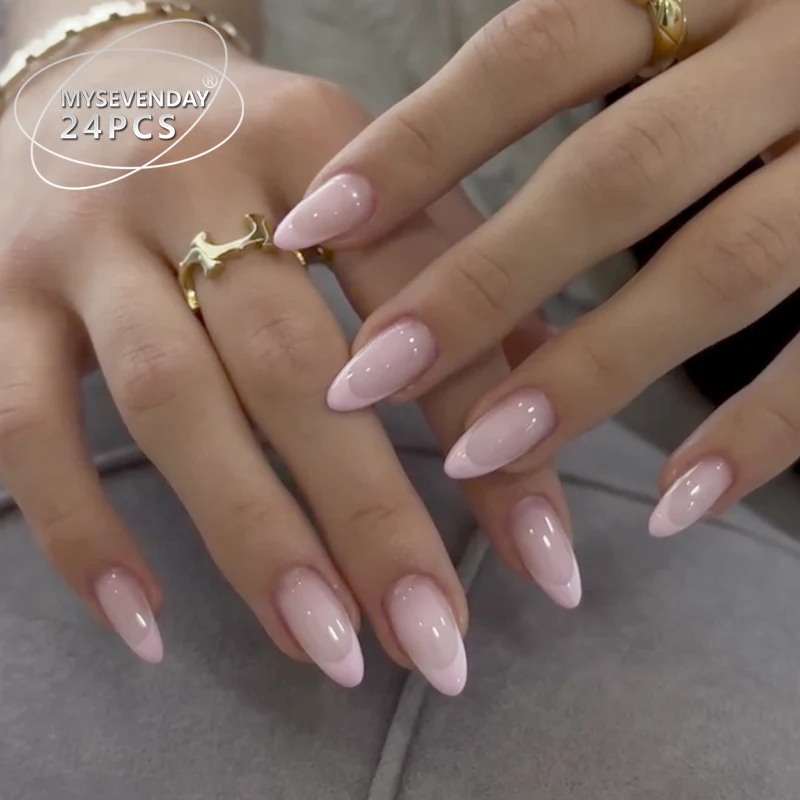 Elegant Stiletto Press-On Nails with Glossy Finish Stornfield