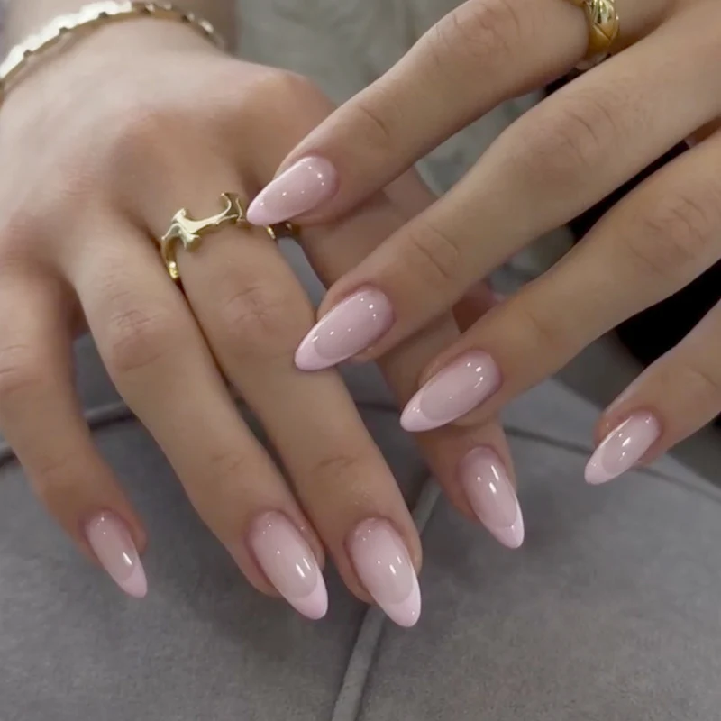 Elegant Stiletto Press-On Nails with Glossy Finish Stornfield