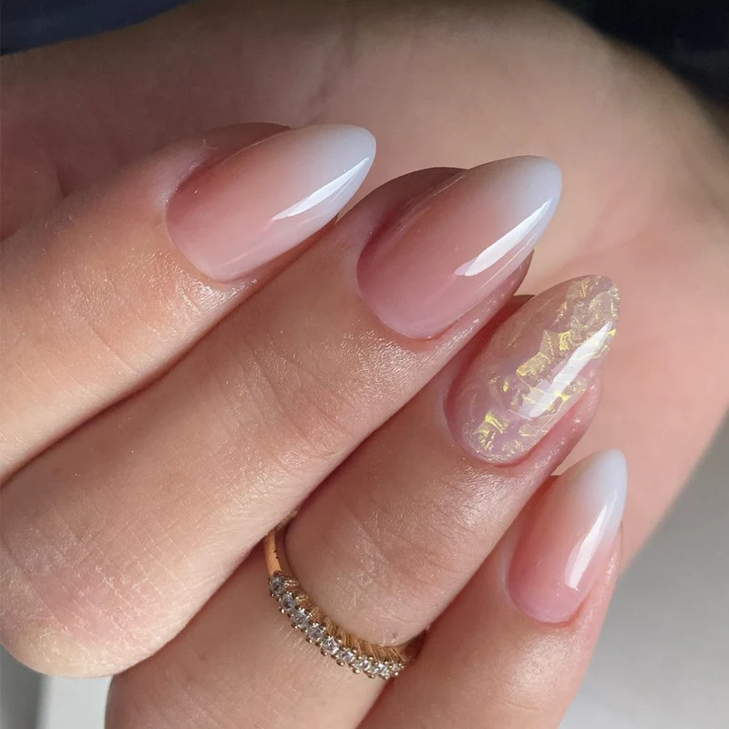 Elegant Stiletto Press-On Nail Art with Rhinestone Accents Stornfield