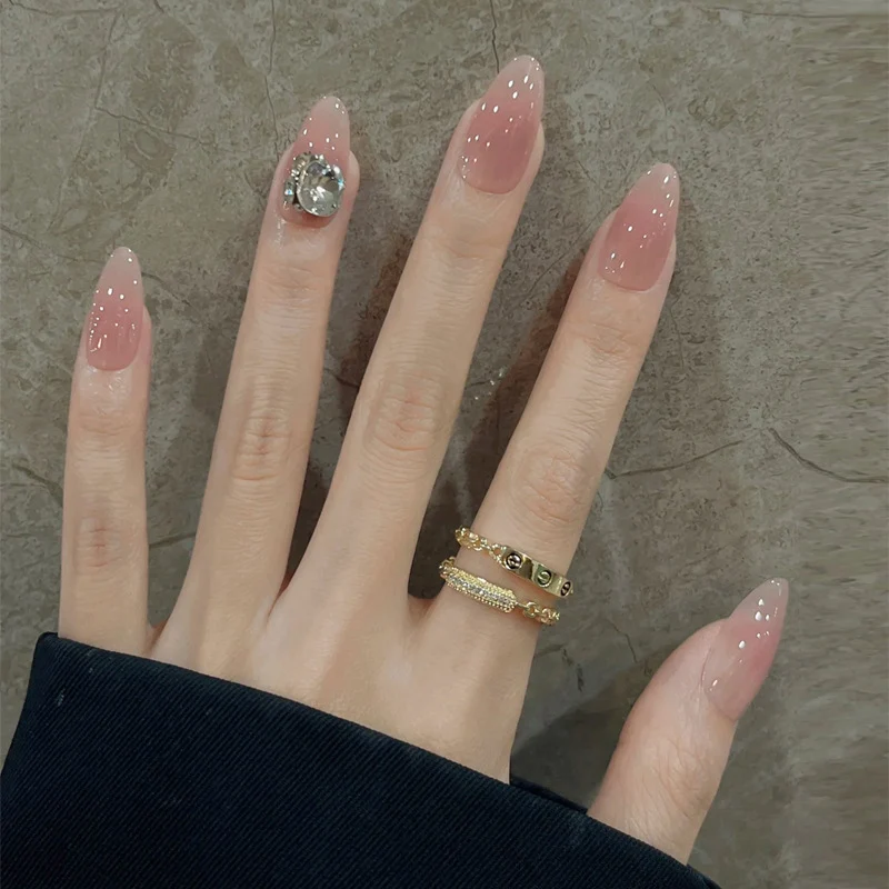 Elegant Stiletto Gel Press-On Nails Stornfield