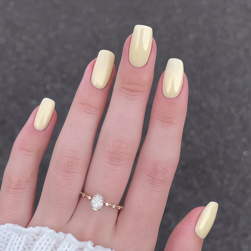 Elegant Square Press-On Nails Stornfield