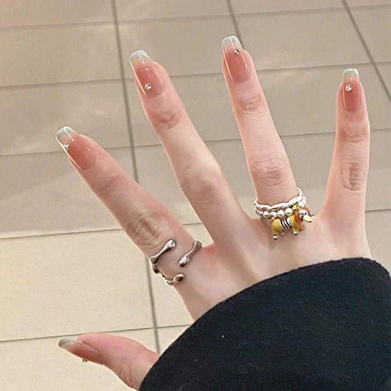 Elegant Sculpted Press-On Nails Stornfield