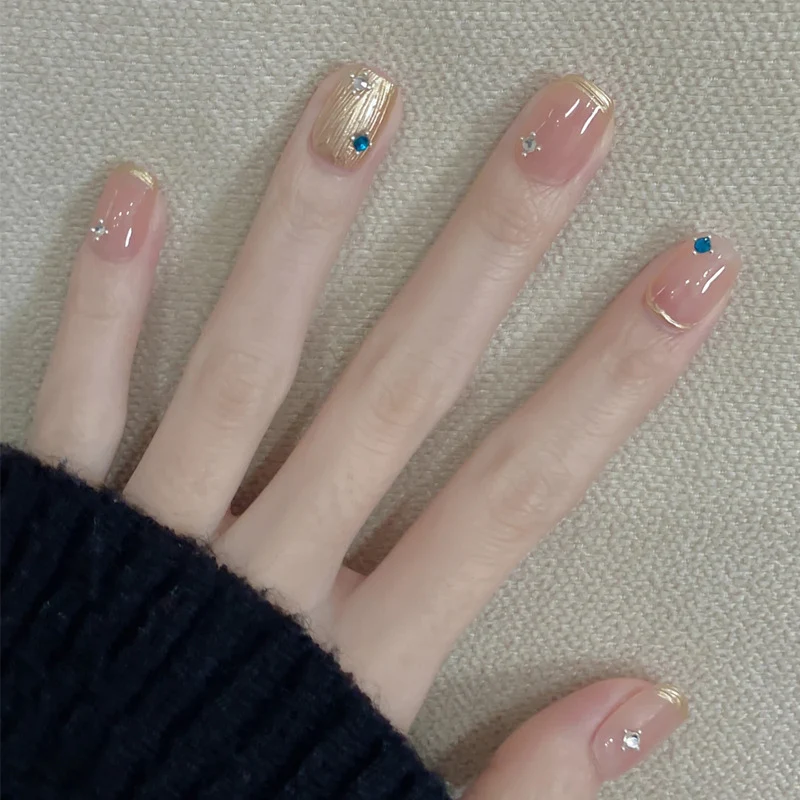 Elegant Sculpted Press-On Nails Stornfield