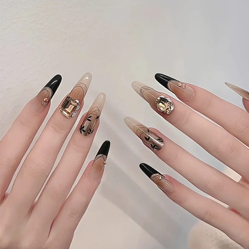 Elegant Sculpted Press-On Nails Stornfield