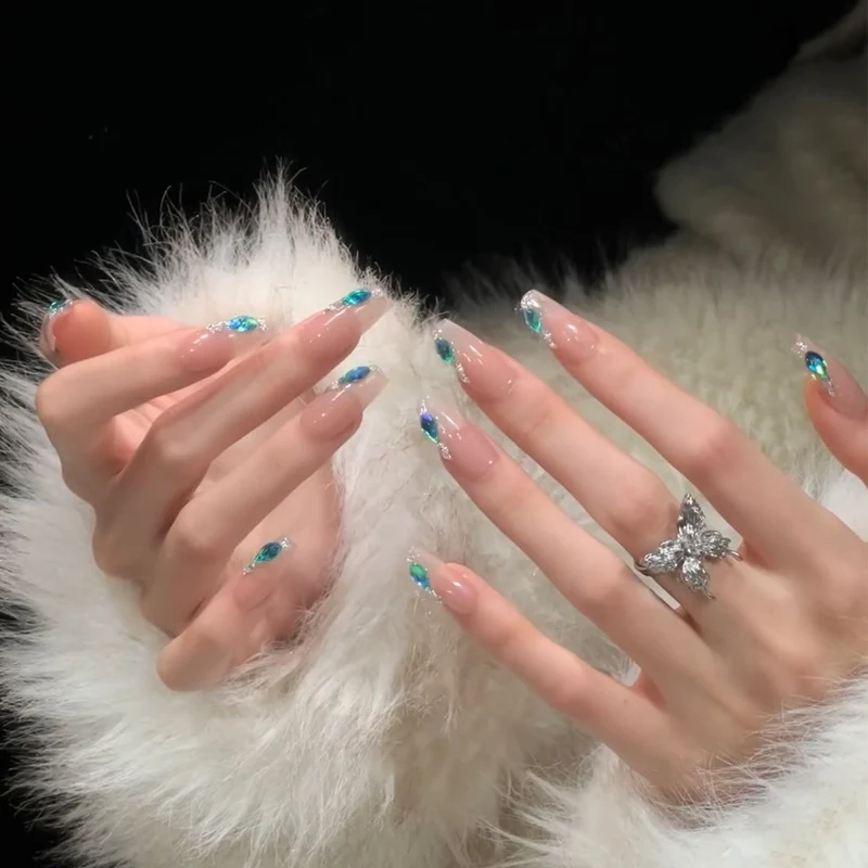Elegant Sculpted Press-On Nails Stornfield