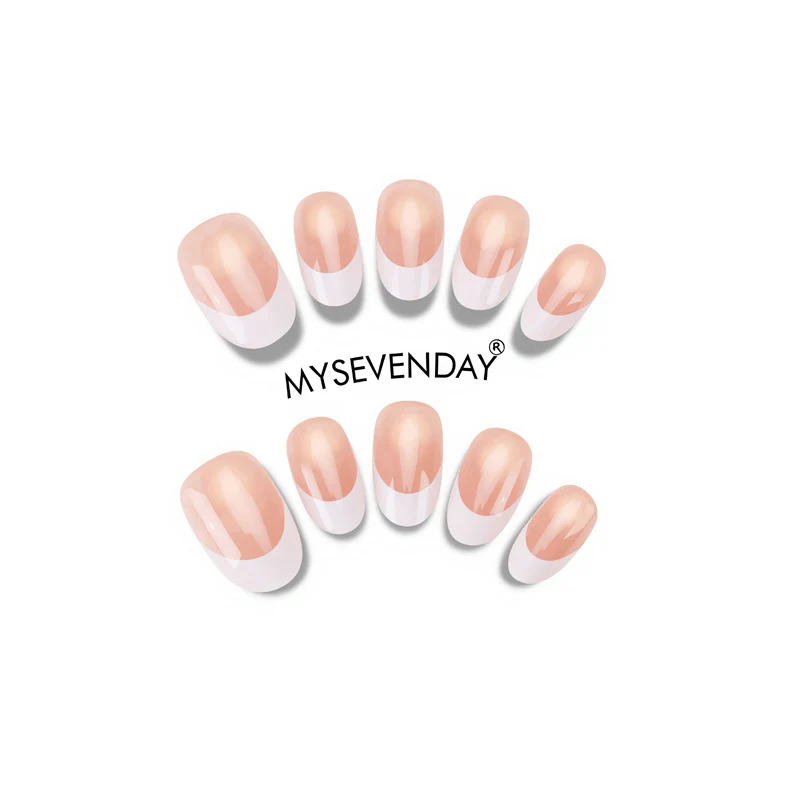 Press-On French Tip Nails Stornfield