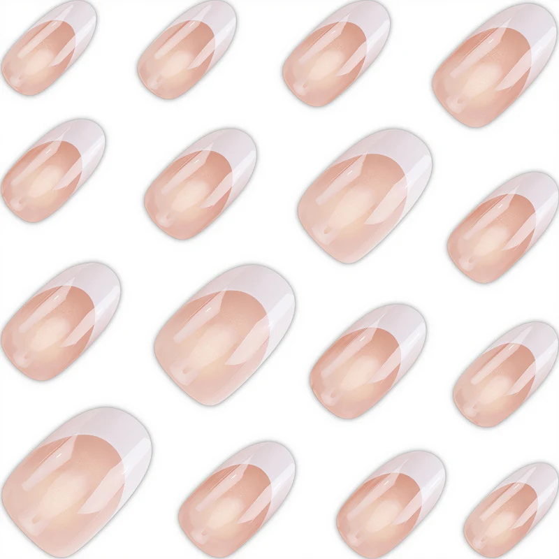 Press-On French Tip Nails Stornfield