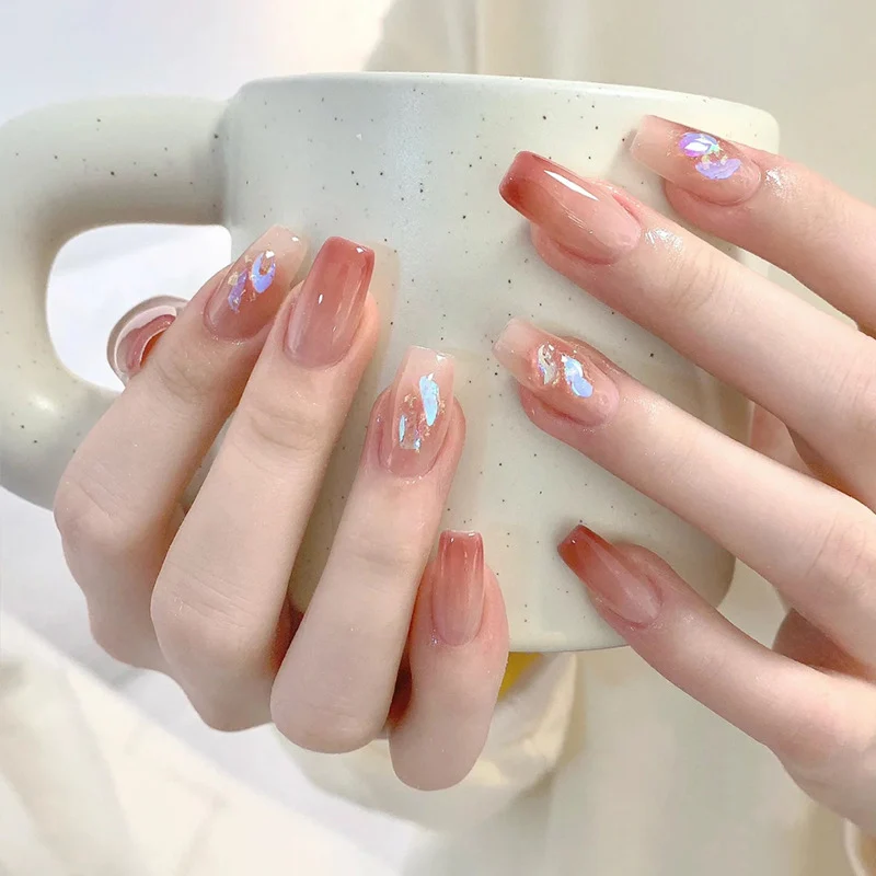 Premium Rhinestone-Embellished Press-On Nails Stornfield