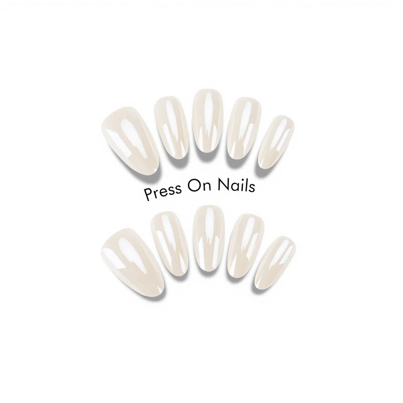 Premium Press-On Nail Set with Elegant Coffin Shape Stornfield