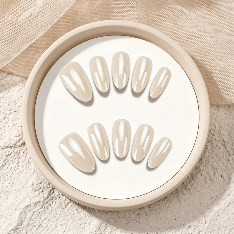 Premium Press-On Nail Set with Elegant Coffin Shape Stornfield
