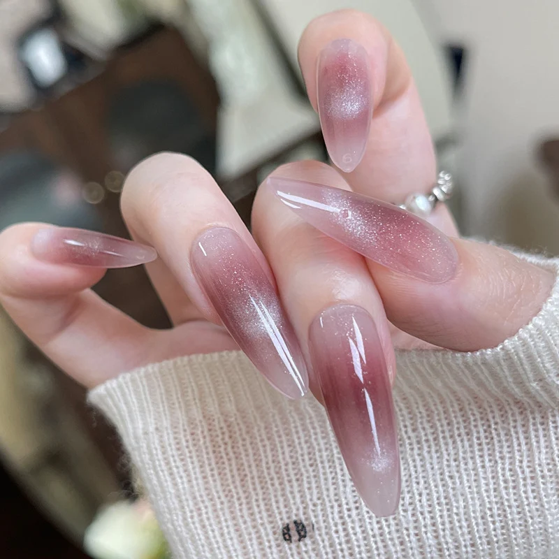Premium Ombre Stiletto Press-On Nail Set Stornfield